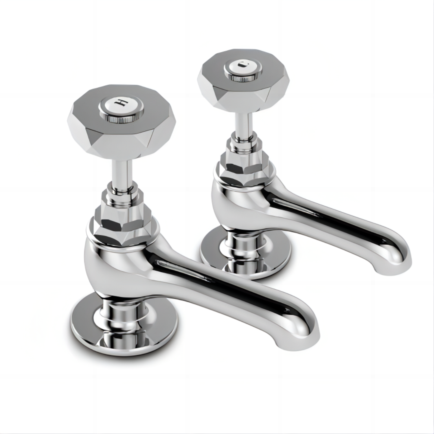 Victorian 1819 Diamond Handle Basin Tap