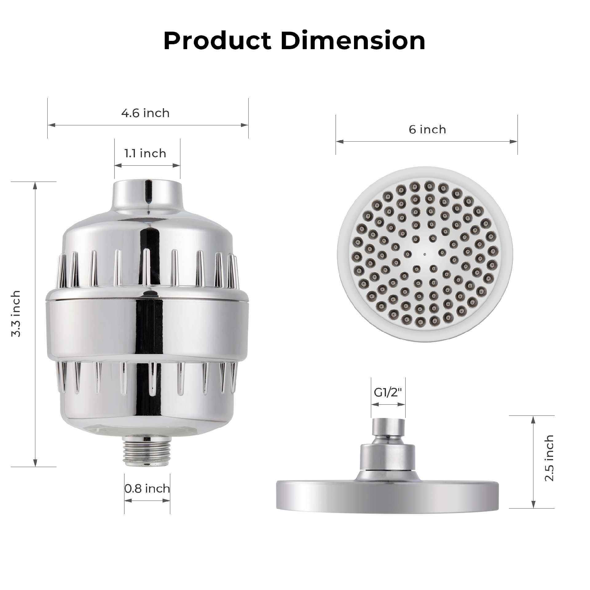 Shower Head With Filters