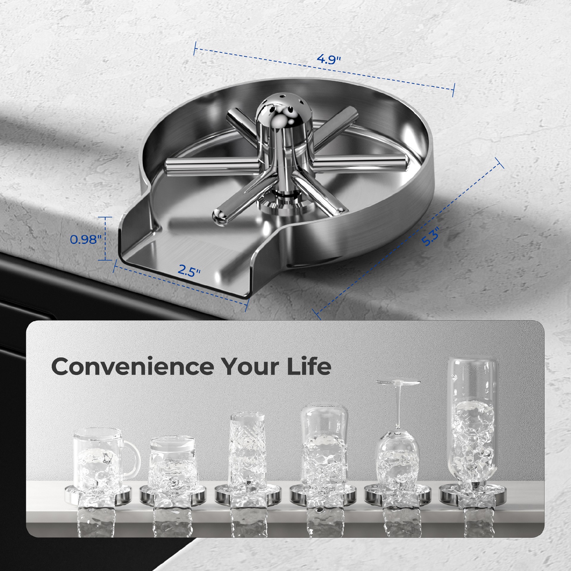 Silver Cup Washer