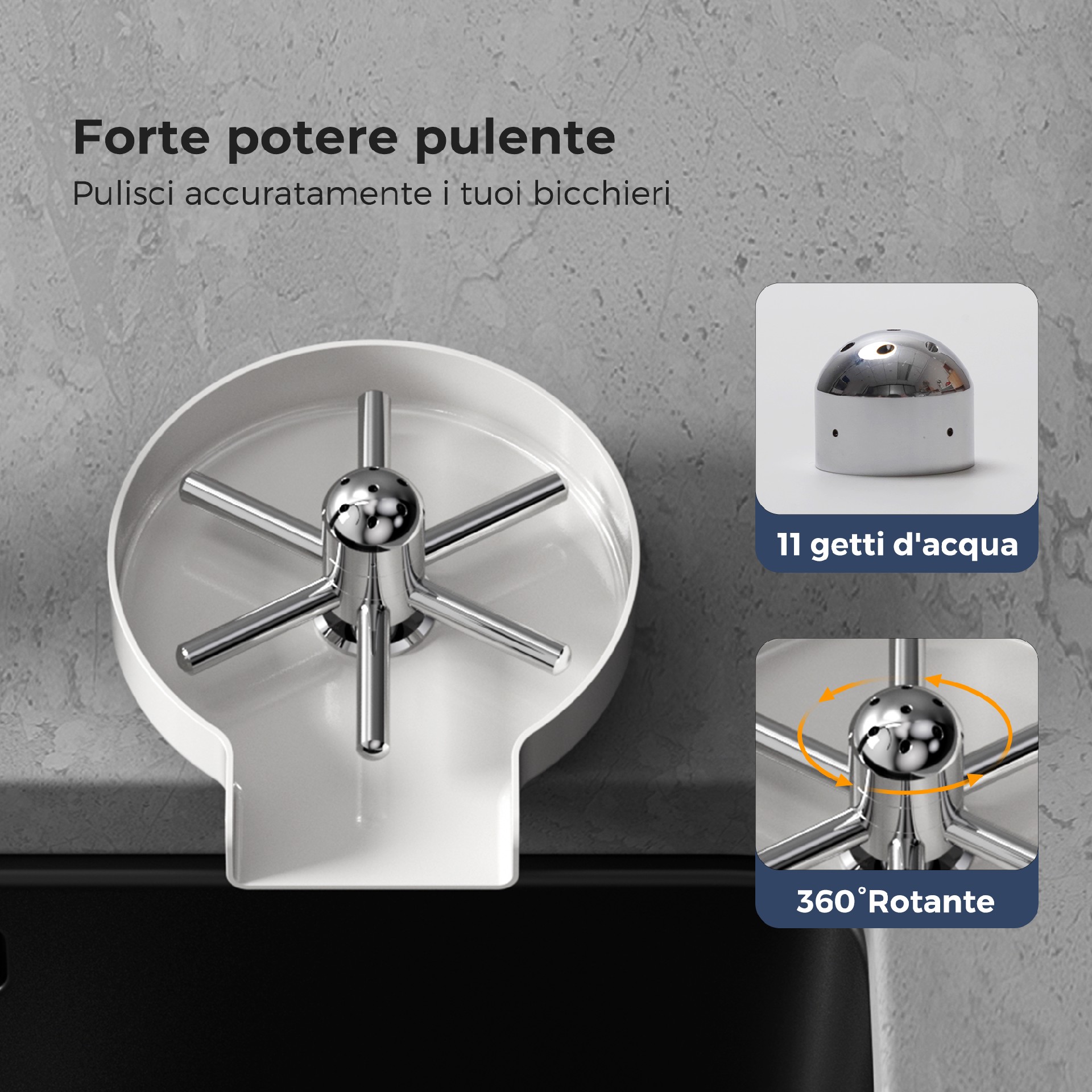 White Cup Washer