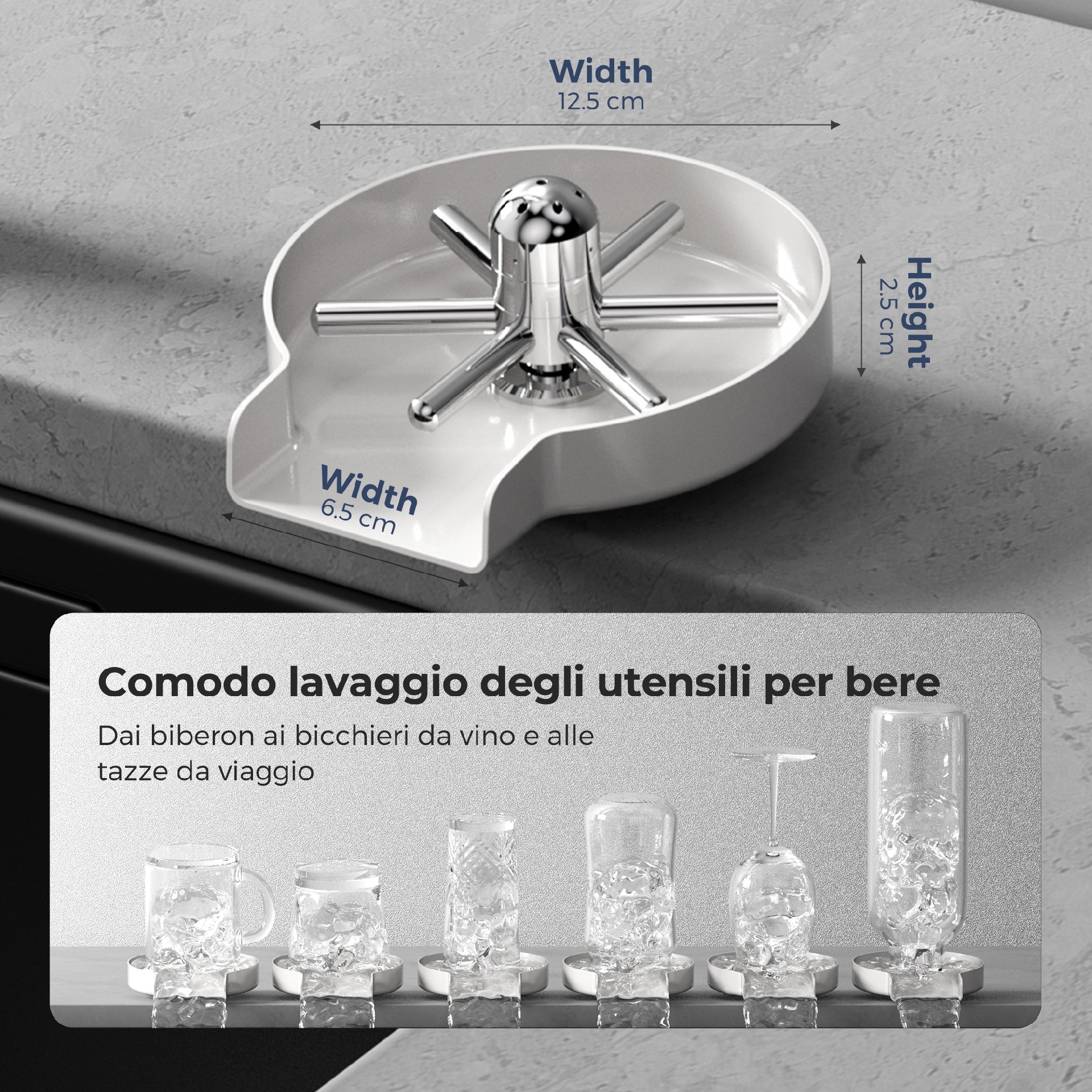 White Cup Washer