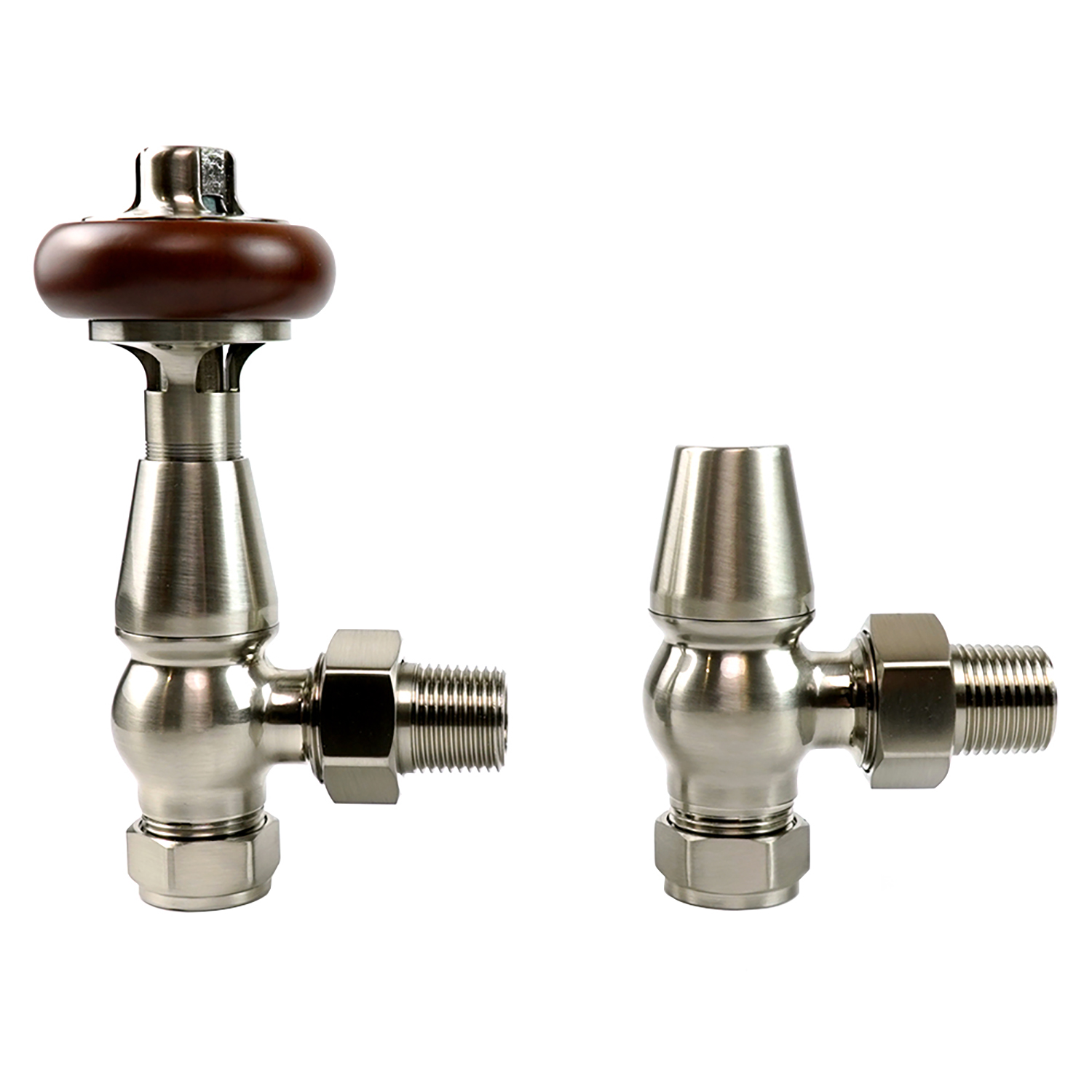 Satin Nickel Traditional Angled TRV