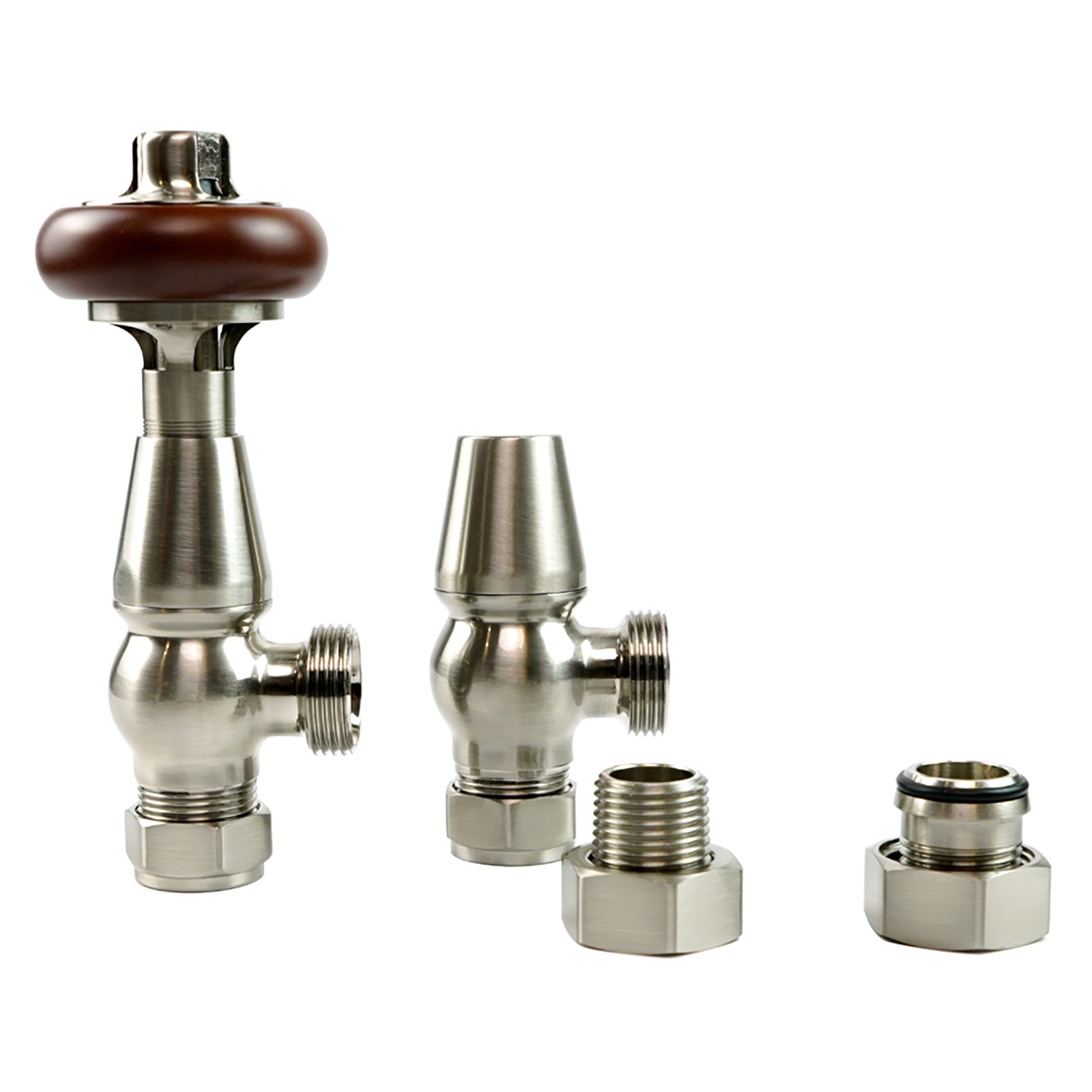 Satin Nickel Traditional Angled TRV