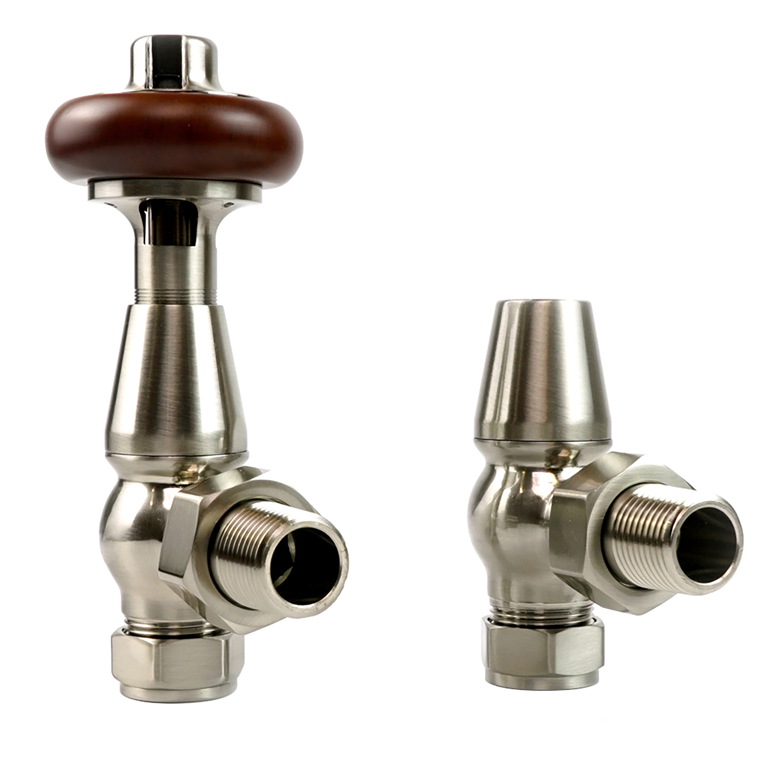 Satin Nickel Traditional Angled TRV