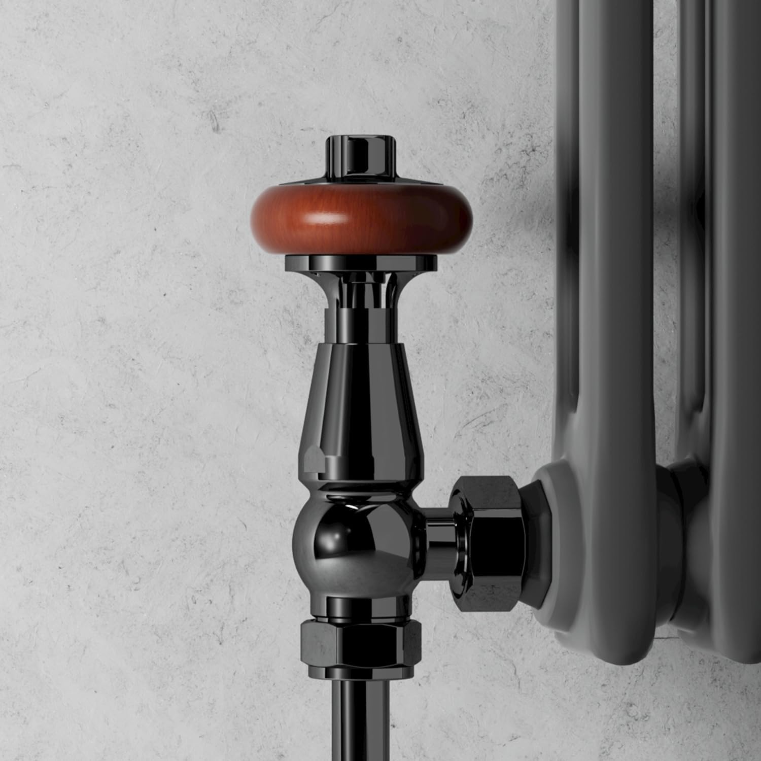 Black Nickel Traditional Angled TRV