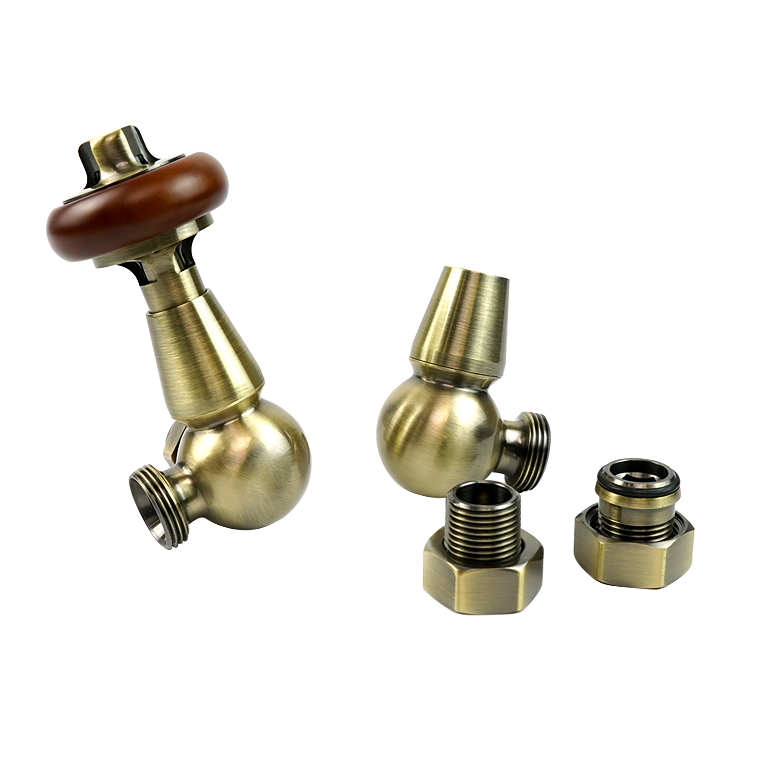 Polished Antique Brass Traditional Corner TRV