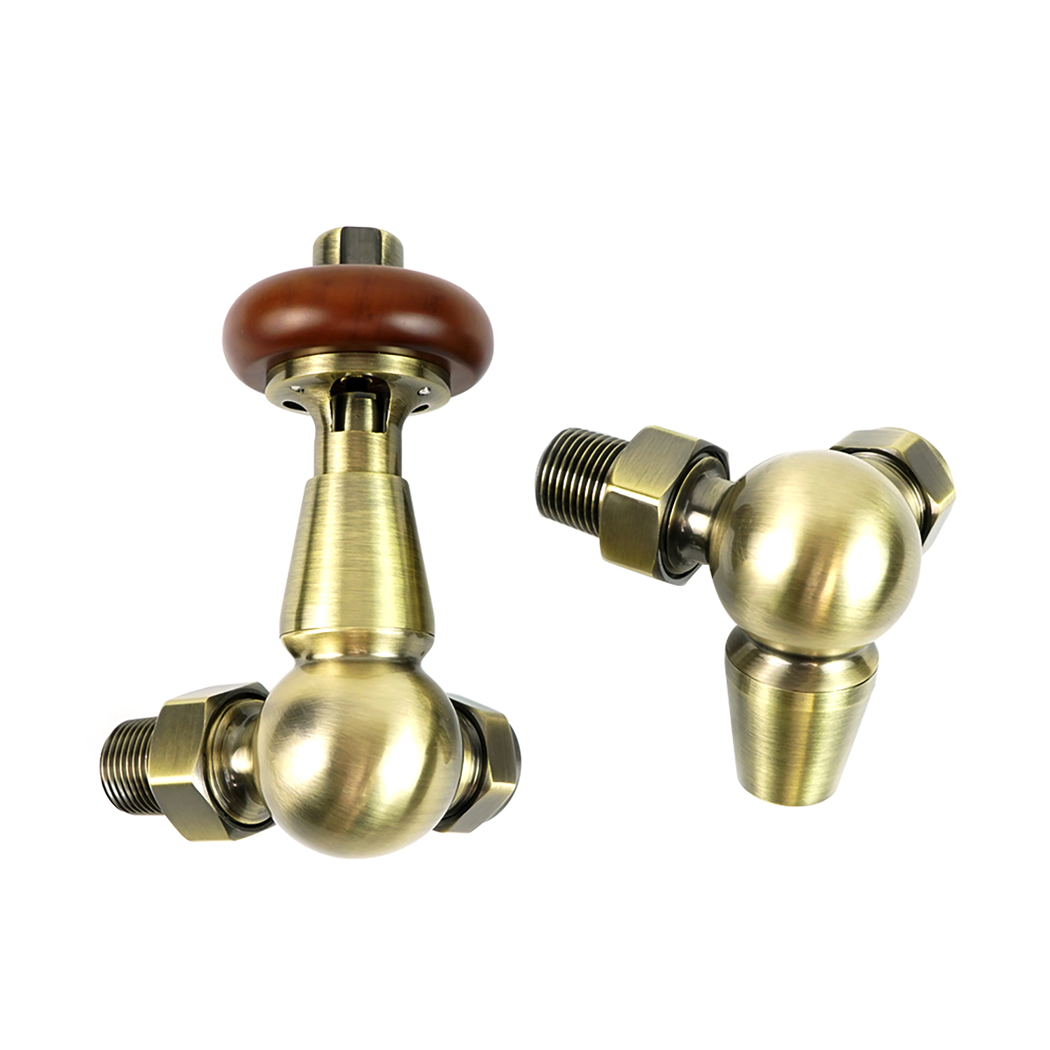 Polished Antique Brass Traditional Corner TRV