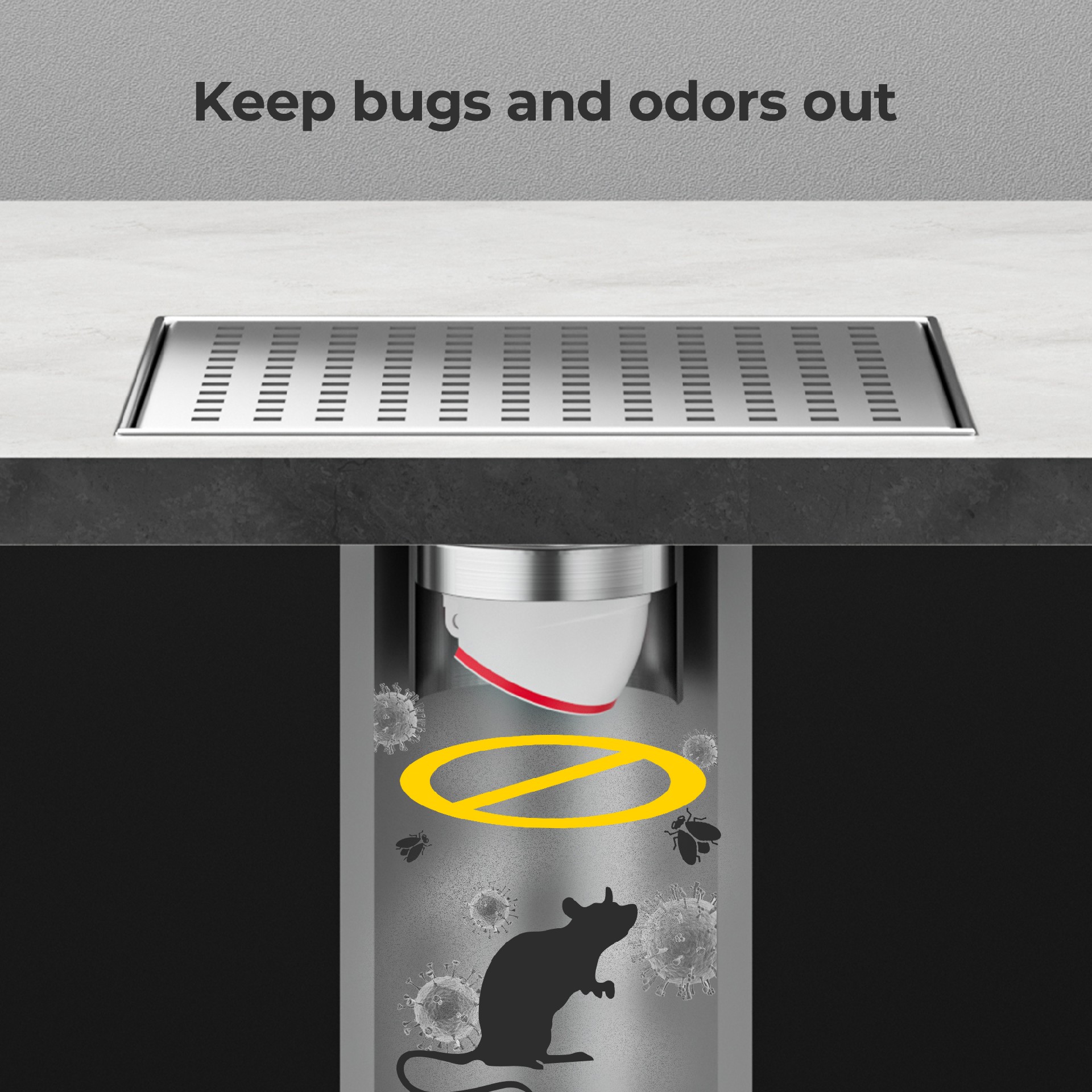 Square Floor Drain