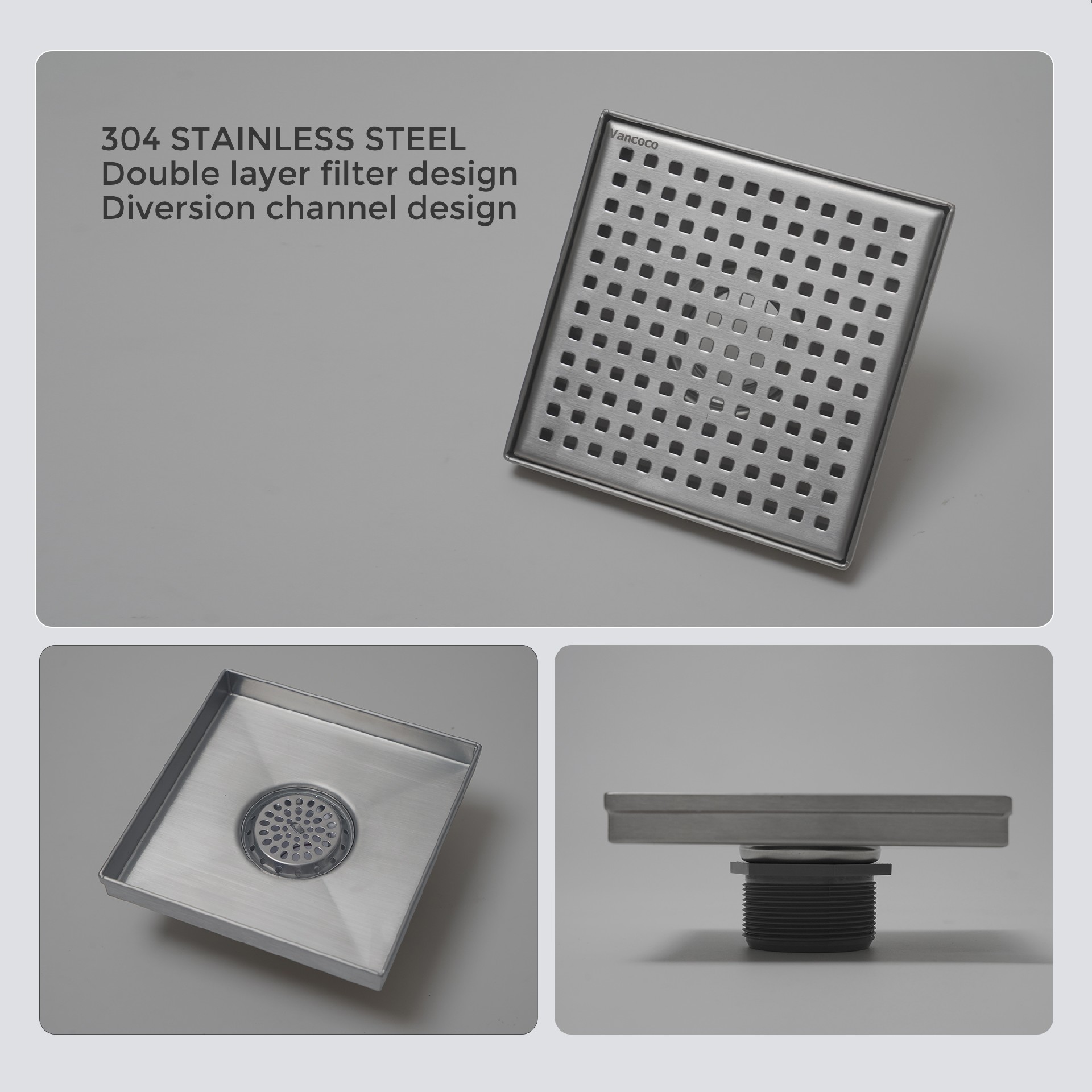 Square Floor Drain