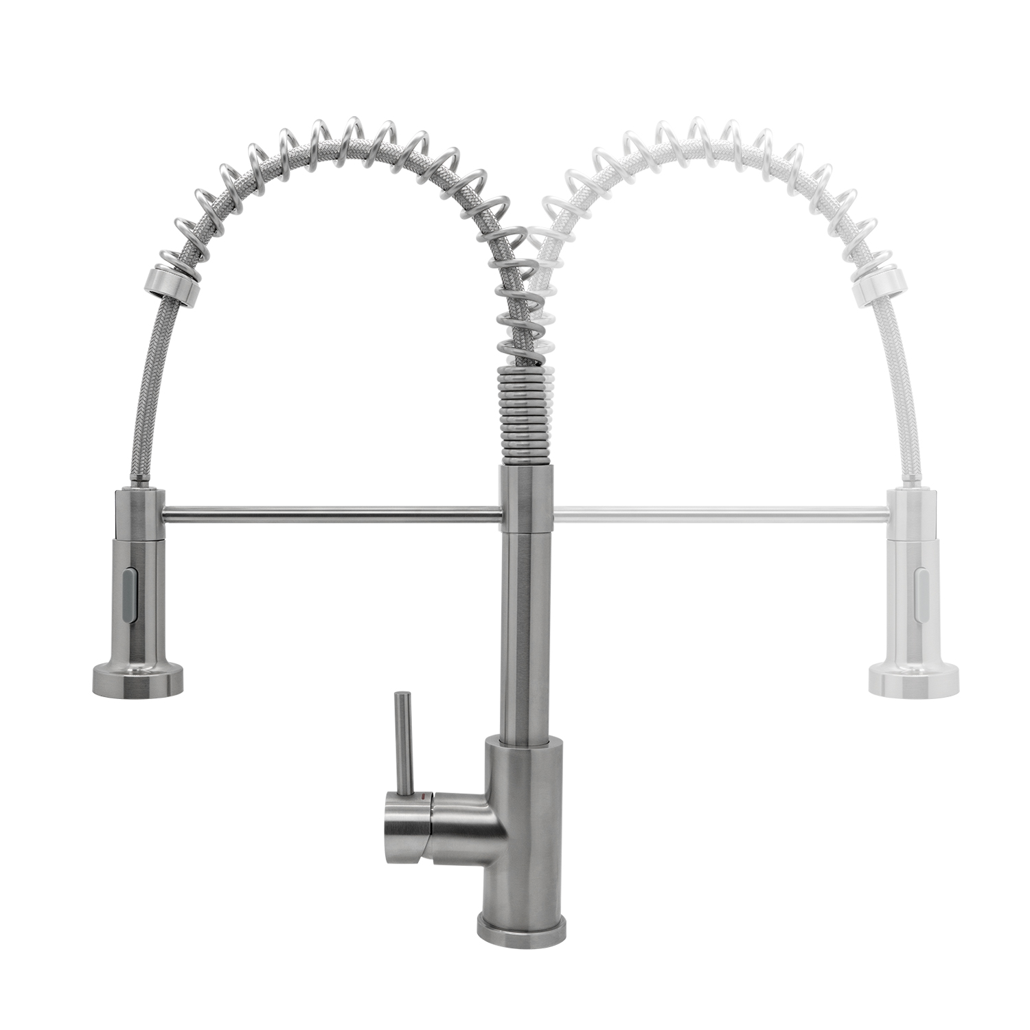 Single Double Hole Pull Down Kitchen Sink Faucet