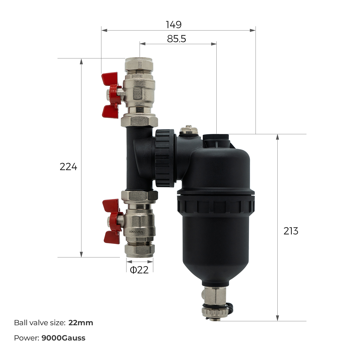 Magnetic Boiler Filter