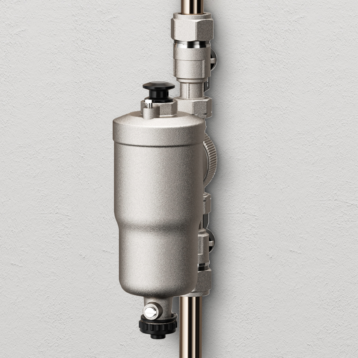 Silver Magnetic Boiler Filter