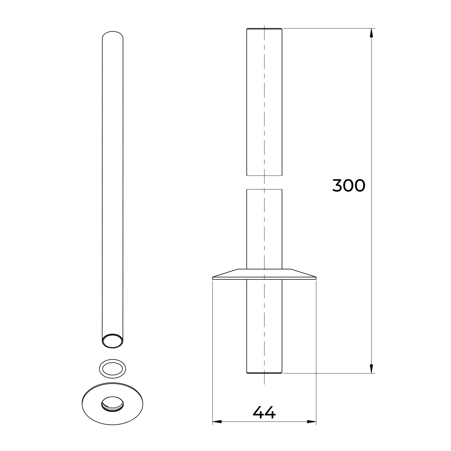 Radiator Pipe Sleeve Covers & Pipe Collars